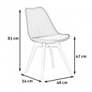 Стул HALMAR K303 бежевый/натуральный